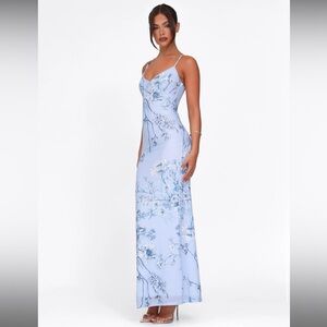 Tiger Mist Julianna Dress Blue Floral Maxi